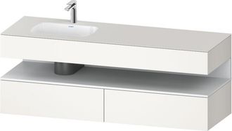 Duravit Qatego Lavabo Encastrado Con Base De Lavabo Consola, - Duravit