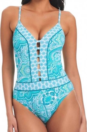 Bleu Rod Beattie Womens Coastal Cool Plunge One Piece