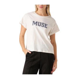 Nukus Nukus, Dames, Tops, Wit, Maat: XL Katoen