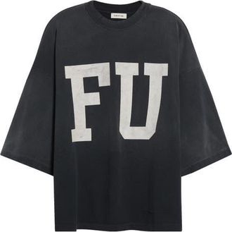 Fear of God Educate Relaxed Graphic T-Shirt in Black Black at Nordstrom, Size X-Large