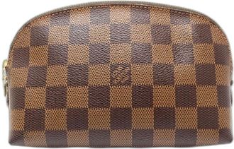 Louis Vuitton Brown Ebene Canvas Pouch (Pre-Owned)