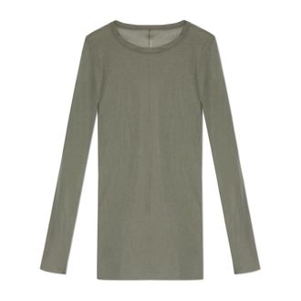 Rick Owens Long Sleeve Tops, male, Green, Size: L Long sleeve T-shirt