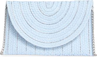Collection XIIX Straw Clutch in Light Blue at Nordstrom Rack