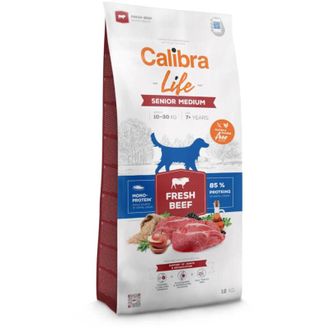 OEM Pienso Seco Para Perros Calibra Dog Life Senior Medium Fresh Beef 12 Kg