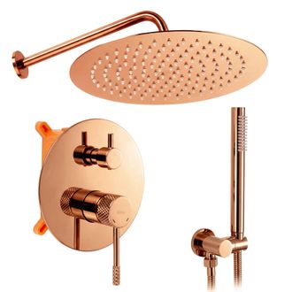 Rea Juego De Ducha Oculto Rea Js-625103-1rg Copper