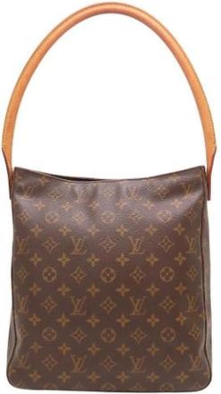 Louis Vuitton Pre-owned Vintage Shoulder Bag - Dames - Vintage Schoudertas - Bruin - ONE Size - Vintage