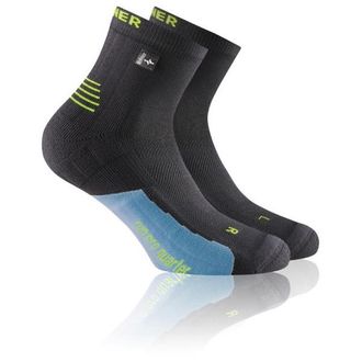 Rohner Run Pro Quarter L/R Laufsocken - Unisex | grau