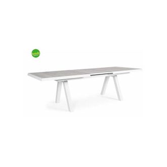 BIZZOTTO Bizzotto - Tavolo allungabile Krion Bianco 205/265 x 103 x 78 cm