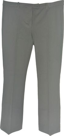 Max Mara S Max Mara Trousers in Black Cotton