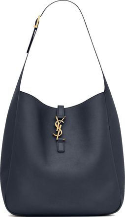 Saint Laurent LE 5 &Agrave; 7 soepel LARGE in generfd leer