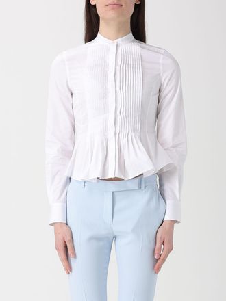 Alexander McQueen Camicia McQueen in cotone plissettato