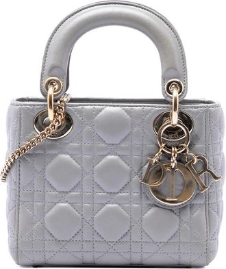 Dior Pre-owned Dior Mini Lambskin Cannage Lady Ladies DS6K1CHB9RG0XG15