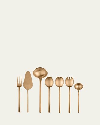 Mepra Due Ice Oro 7-Piece Full Serving Set