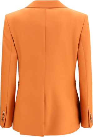 Chlo&eacute; Womens Blazer Straight-Cut Wool Tannish Red Merino Jacket