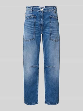 Cambio Cambio Barrel Fit Jeans mit aufgesetzten Taschen Modell OCEAN in Jeansblau, Gr&ouml;&szlig;e 32