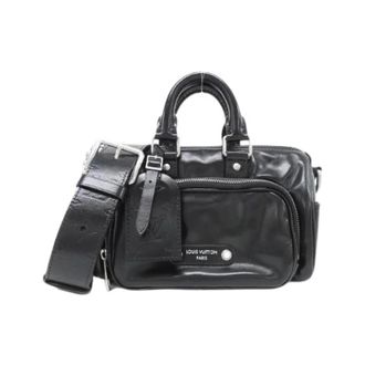Louis Vuitton Pre-owned Keepall Cargo Bandouliere Calf Boston Bag - Dames - Pre-owned - Zwart - Maat: ONE Size Leer