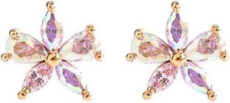 Girls Crew Gardenia Flower Stud Earrings in Gold at Nordstrom