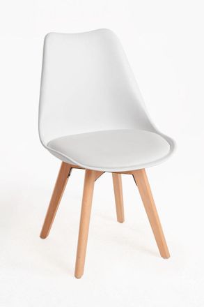 Regalos Miguel Regalos Miguel - Packs Sillas Comedor - Pack 6 Sillas Synk Basic - Blanco