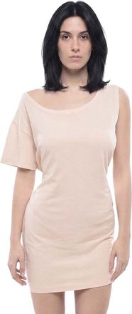 Dsquared2 Pink One Shoulder Mini Dress