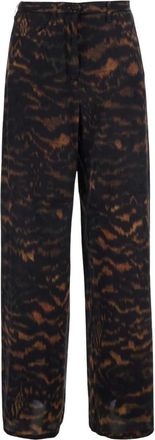 Momoni Aoki Bis Pant - Trousers - Mujer - Negro - M