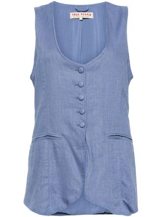 Free People Millie vest - Blue