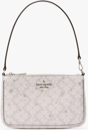 Kate Spade New York Womens Flower Star Toss Convertible Wristlet - Grey - One Size