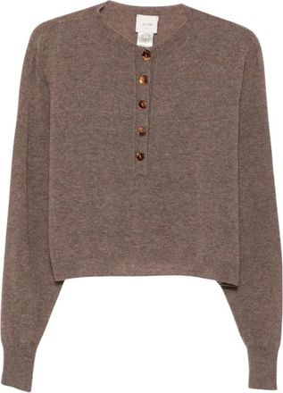 Alysi Truien & Vesten, Dames, Bruin, S, Serafino Knit