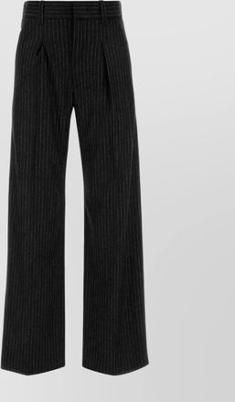 Isabel Marant embroidered wool blend lisetta pant