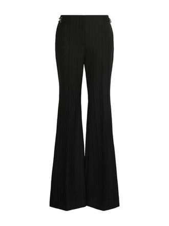 Sportmax Pantalone Flare Gessato Spxalcamo