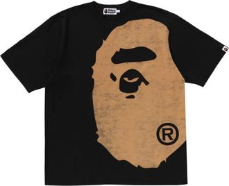 A Bathing Ape T-shirt con grafica Ape Head - Nero