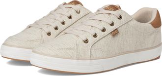 Keds Womens Center III Sneakers, Oatmeal Fall Tweed, 8 Wide