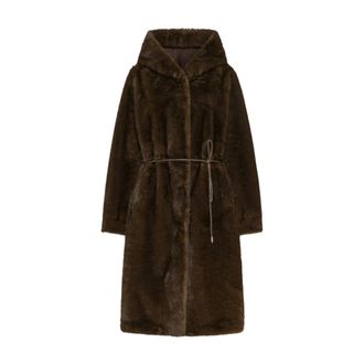 Seventy Jassen, Dames, Bruin, M, Nepbont, Nepbont & Shearling Jassen