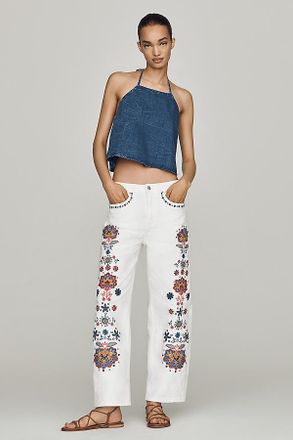Free People Elaine High-Rise Barrel Jeans