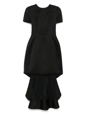 Givenchy Satijnen asymmetrische jurk - Zwart