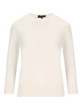 Loro Piana Geribbelde sweater - Beige