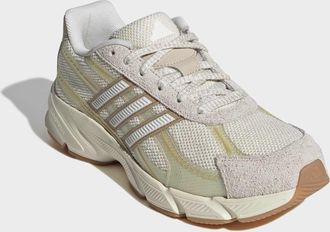 adidas Sneaker ADIDAS SPORTSWEAR TECHNOCHAOS 2000, Damen, Gr. 38,5, wonder wei&szlig;, sanftes wei&szlig;, matte gold, Leder, Synthetik, Textil, Schuhe Sneaker