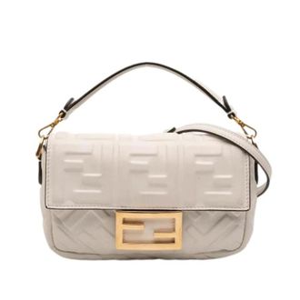 Fendi Pre-owned Mini Bags, female, White, Size: ONE SIZE Pre-owned Mini Bag