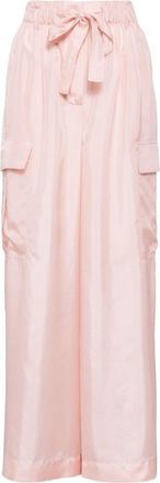 Zimmermann Halliday silk cargo trousers - women - Silk - 0 - Pink