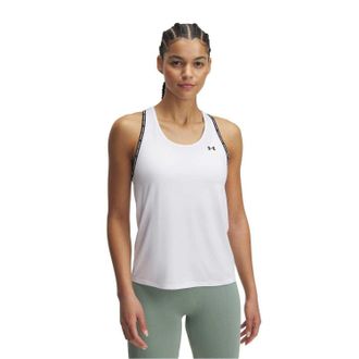 Under Armour Dames/Dames 4 Way Stretch Tanktop (Wit, Zwart)