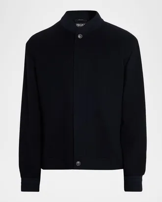 Ermenegildo Zegna Men & apos;s Oasi Cashmere-Wool Blouson