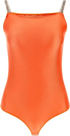 Freddy Body in jersey con scollo dritto e spalline elasticizzate