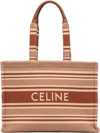 Celine Pre-owned Celine Large Striped Canvas Cabas Thais Tote Ladies MOBGRE2WX86KUB4V