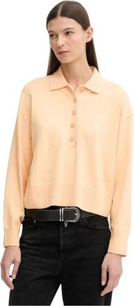Marc O'Polo Polo in maglia relaxed - - Knitwear - Donna - Arancione - XL
