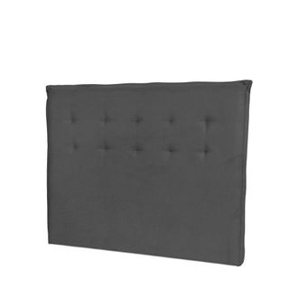 Koketto Home Cabecero tapizado capiton&eacute; gris oscuro para cama de 180 cm