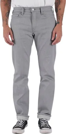 HIROSHI KATO The Hammer Straight Leg 14-Ounce Stretch Selvedge Jeans in Silver Gray Raw at Nordstrom, Size 34