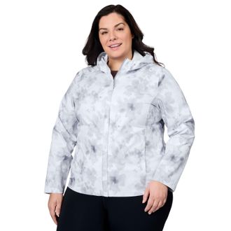 Free Country Womens Plus Size X2O Packable Rain Jacket