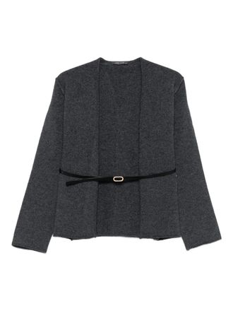 Philo-Sofie belted wool cardigan - Grey