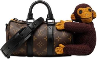 Louis Vuitton Borsa Pre-owned Vintage in Tela - - Pre-owned - Donna - Marrone - ONE SIZE