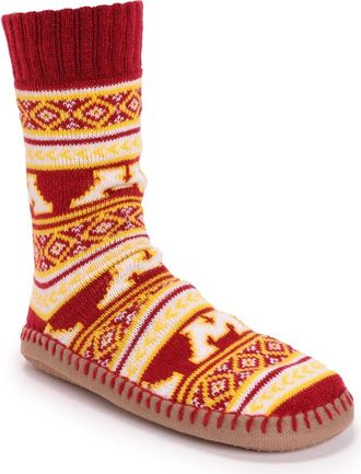 Muk Luks Gameday Slipper Socks in Minnesota at Nordstrom, Size Medium