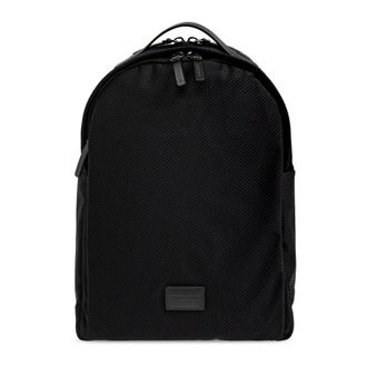 Giorgio Armani Heren, Tassen, Zwart, Maat: ONE Size Leer